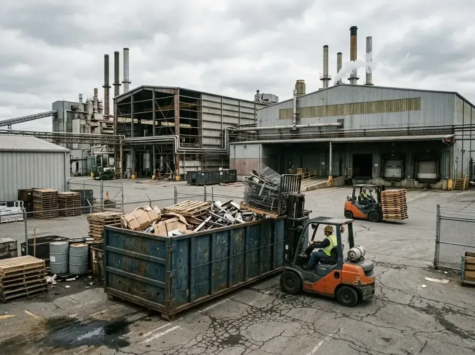 industrial-factory-scrap-conta-003 — frequently asked questions, Cheap Roll-off Dumpster Rentals in De Soto, MO